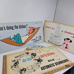 Vintage Advertising Signs 1950s - Buy A Dishwasher